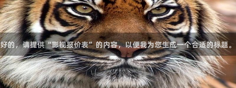 樱桃app视频下载：好的，请提供“影视报价表”的内容，以便我为您生成一个合适的标题。